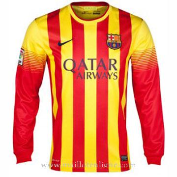 Maillot Barcelone Manche Longue Exterieur 2013-2014